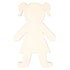 Wooden Girl Person Shape