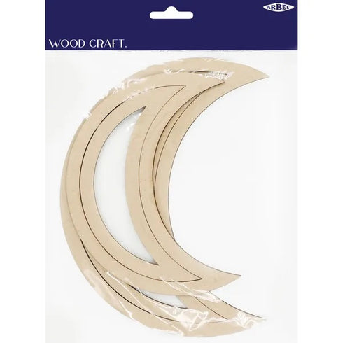 Wooden Moon Shape Frames