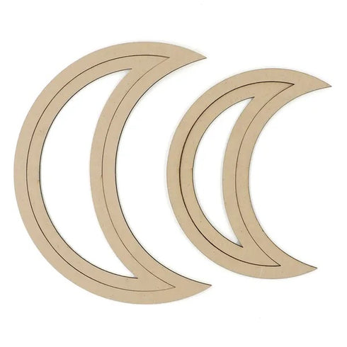 Wooden Moon Shape Frames