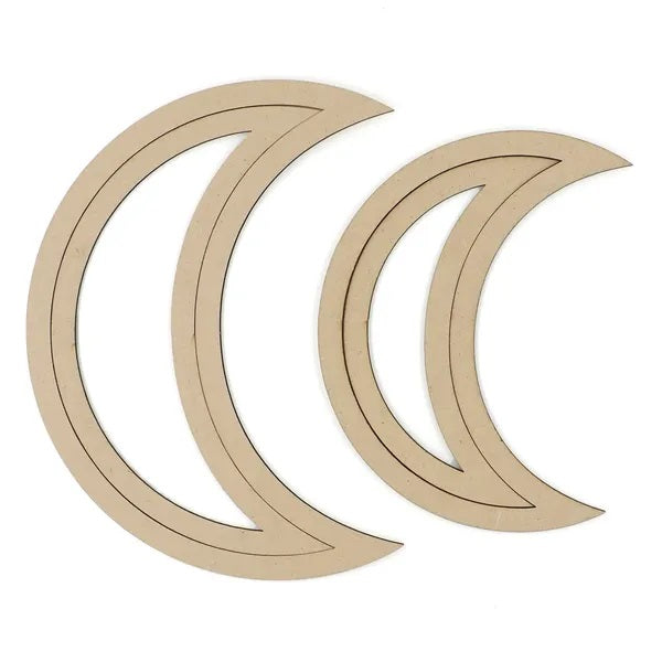 Wooden Moon Shape Frames