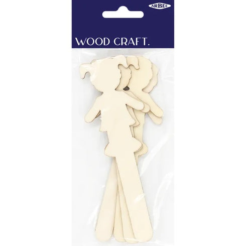 Wooden People Shape Sticks
