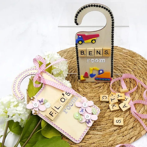 Wooden Scrabble Game Tiles