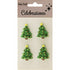 Xmas Christmas Tree Shape Resin Embellishments
