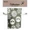 Xmas Grey Colour Deer Fabric Gift Bag