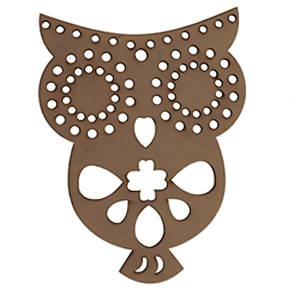 Xmas Owl Shape Wooden Shapes