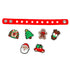 Xmas Push On Charm Bracelet