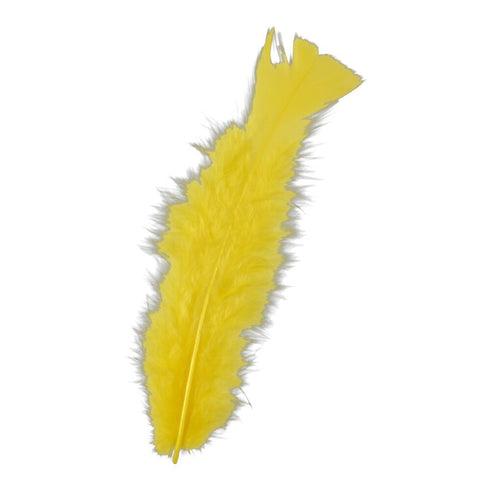 Yellow Colour Craft Feathers