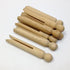 AussieSuperStore Art & Craft Essentials 12mm X 11cm - 10pcs Wooden Dolly Pegs (in 3 sizes) Wooden Dolly Pegs | Craft Tiny Pegs | Craft Wooden Items | Mini Wooden Pegs PE052
