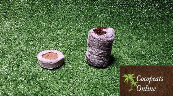 Cocopeats Online Coco peat pellets Coir Pellets 32 mm