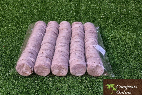 Cocopeats Online Coco peat pellets Coir Pellets 32 mm