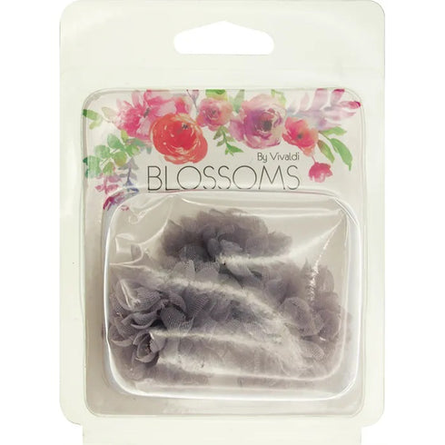 1.5cm x 4cm Tulle Flowers (available in 3 colours)