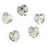 1.7cm Heart Acrylic Buttons