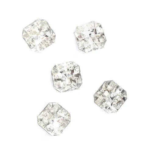 1.7cm Square Acrylic Buttons