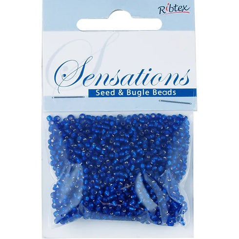 1.8mm Glass Seed Beads - 25g (available in 34 colours)