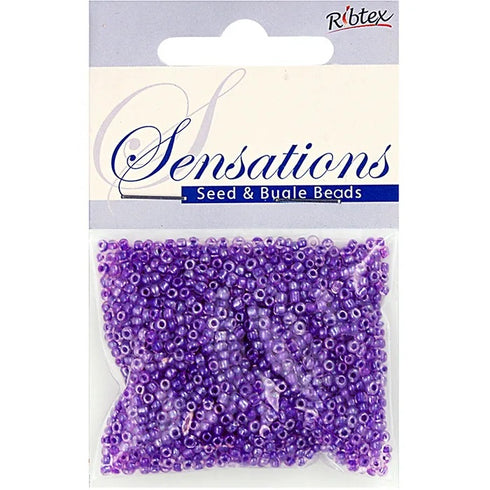 1.8mm Glass Seed Beads - 25g (available in 34 colours)