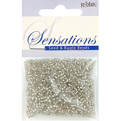 1.8mm Glass Seed Beads - 25g (available in 34 colours)