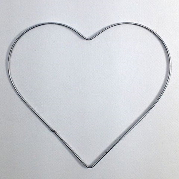 100mm Heart Shape Wire Hoop