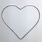 100mm Heart Shape Wire Hoop