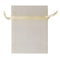 10cm x 7.5cm Cream Colour Mini Organza Gift Bags