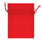 10cm x 7.5cm Red Colour Mini Organza Gift Bags
