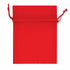 10cm x 7.5cm Red Colour Mini Organza Gift Bags