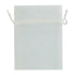 50pcs White Colour Mini Organza Gift Bags