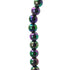 10mm Black AB Colour Round Pearl Strung Beads