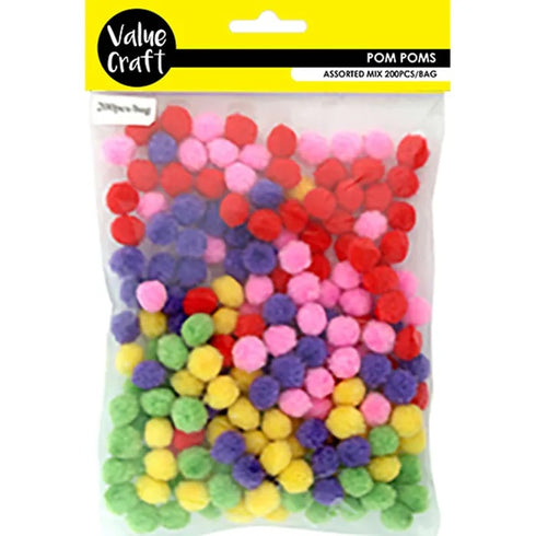 10mm Craft Pom Pom