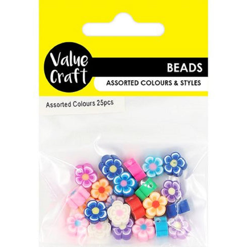 Fimo Flower Shape Beads