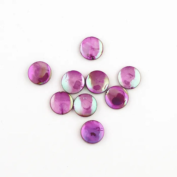 10mm Lustre Disc Shell Bead (available in 4 colours)