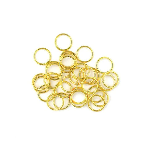 10mm Metal Alloy Jump Rings (available in 8 colours)