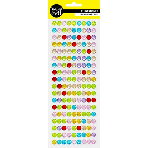 10mm Multicolour Round Rhinestones