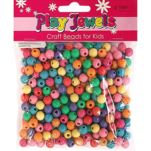 10mm Plastic Round Shape Beads