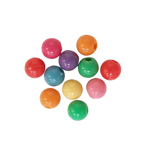 10mm Plastic Round Shape Beads