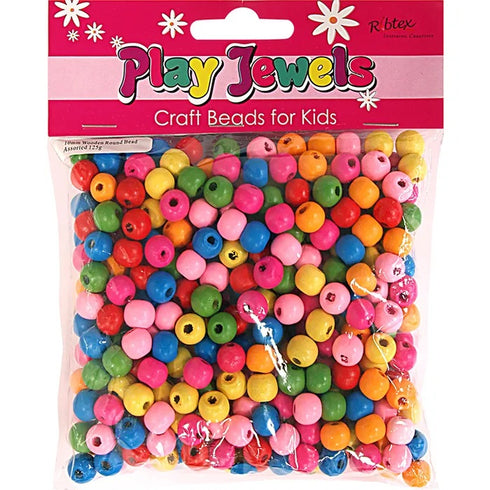 10mm Round Shape Wooden Beads