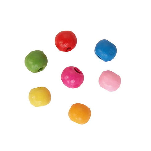 10mm Round Shape Wooden Beads