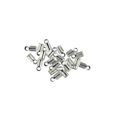 10mm Silver Colour Metal Alloy Leather Clamps