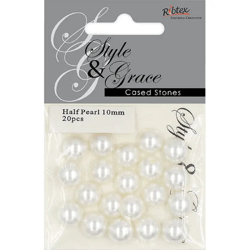 10mm Style & Grace Half Pearl