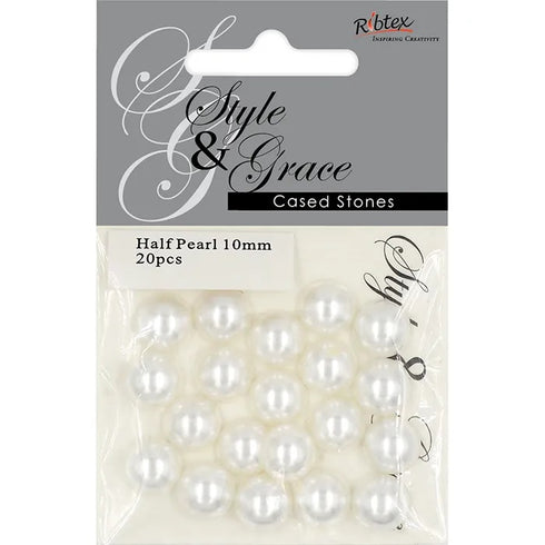 10mm Style & Grace Half Pearl