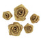 10mm & 15mm Assorted Grub Rose Flowers (available in 8 colours)