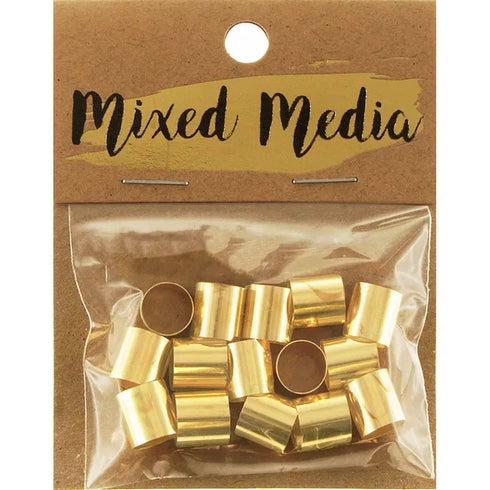 10mm x 9mm Metal Alloy Tubes (available in 4 colours)