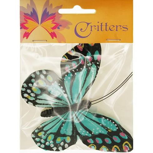 11.5cm x 9cm Feather Butterfly (available in 3 colours)