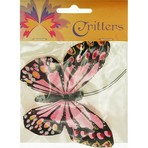 11.5cm x 9cm Feather Butterfly (available in 3 colours)