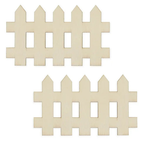 11cm Craft Wood Fence Shape