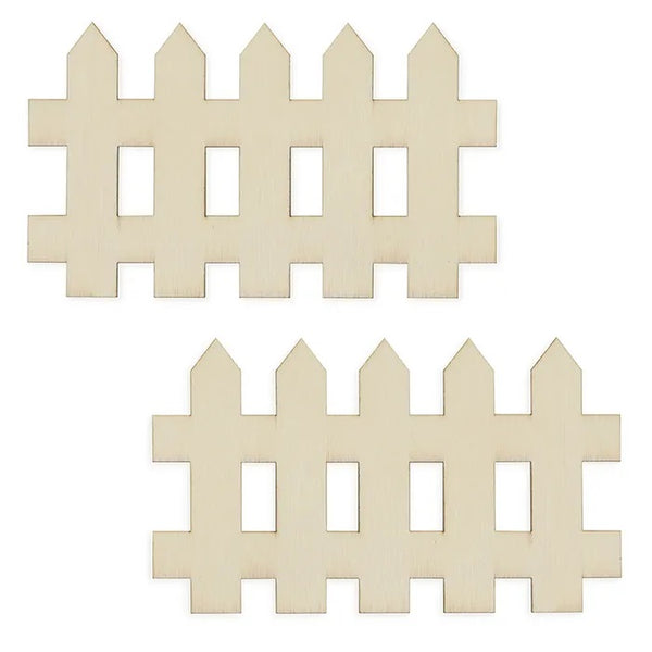 11cm Craft Wood Fence Shape