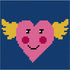 11cm x 11cm Heart Tapestry Kit