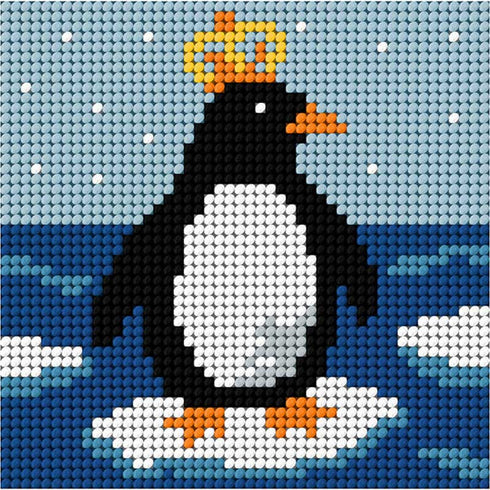 11cm x 11cm Penguin Tapestry Kit