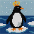 11cm x 11cm Penguin Tapestry Kit