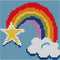 11cm x 11cm Rainbow Tapestry Kit