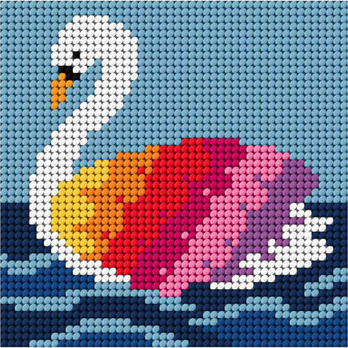 11cm x 11cm Swan Tapestry Kit